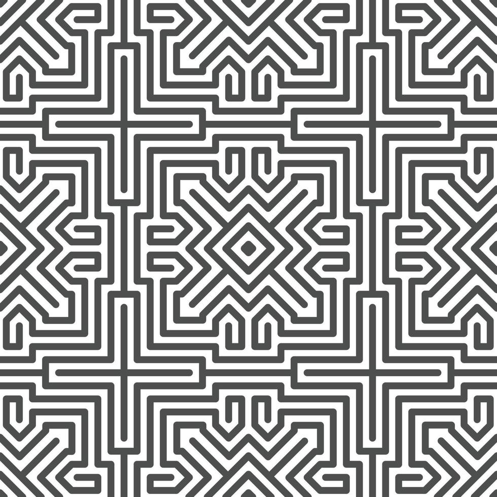 Abstract seamless geometric shape lines pattern vector