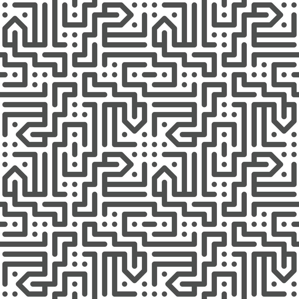Abstract seamless geometric shape lines pattern vector