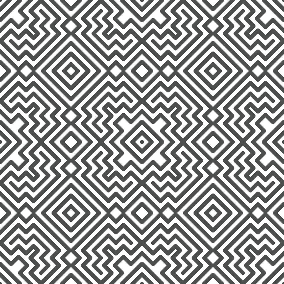 Abstract seamless geometric shape lines pattern vector