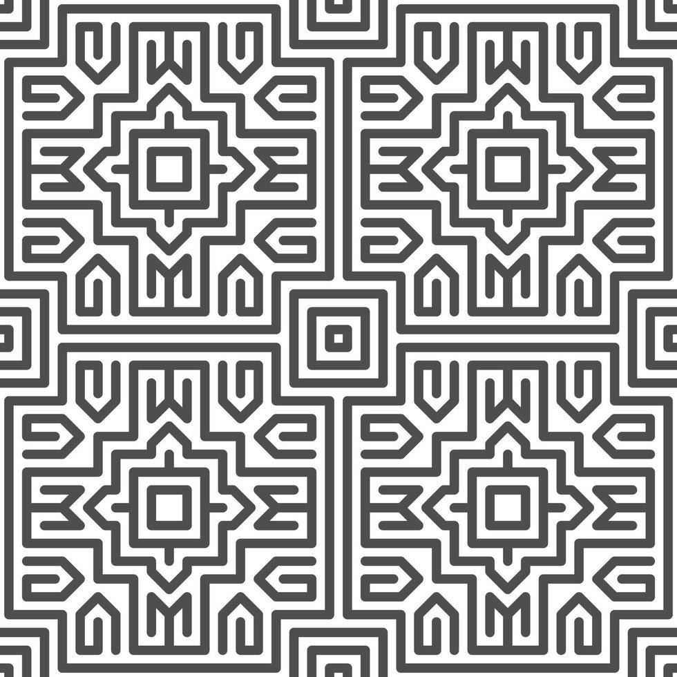 Abstract seamless geometric shape lines pattern vector