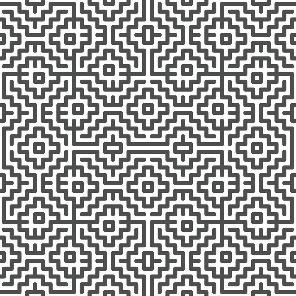 Abstract seamless geometric shape lines pattern vector