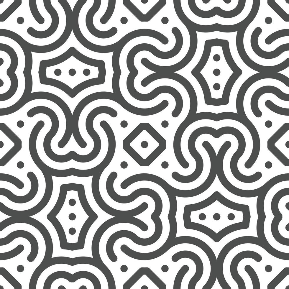Abstract seamless geometric shape lines pattern vector