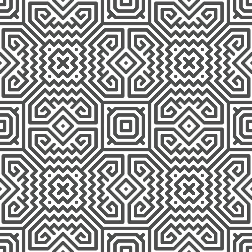 Abstract seamless geometric shape lines pattern vector