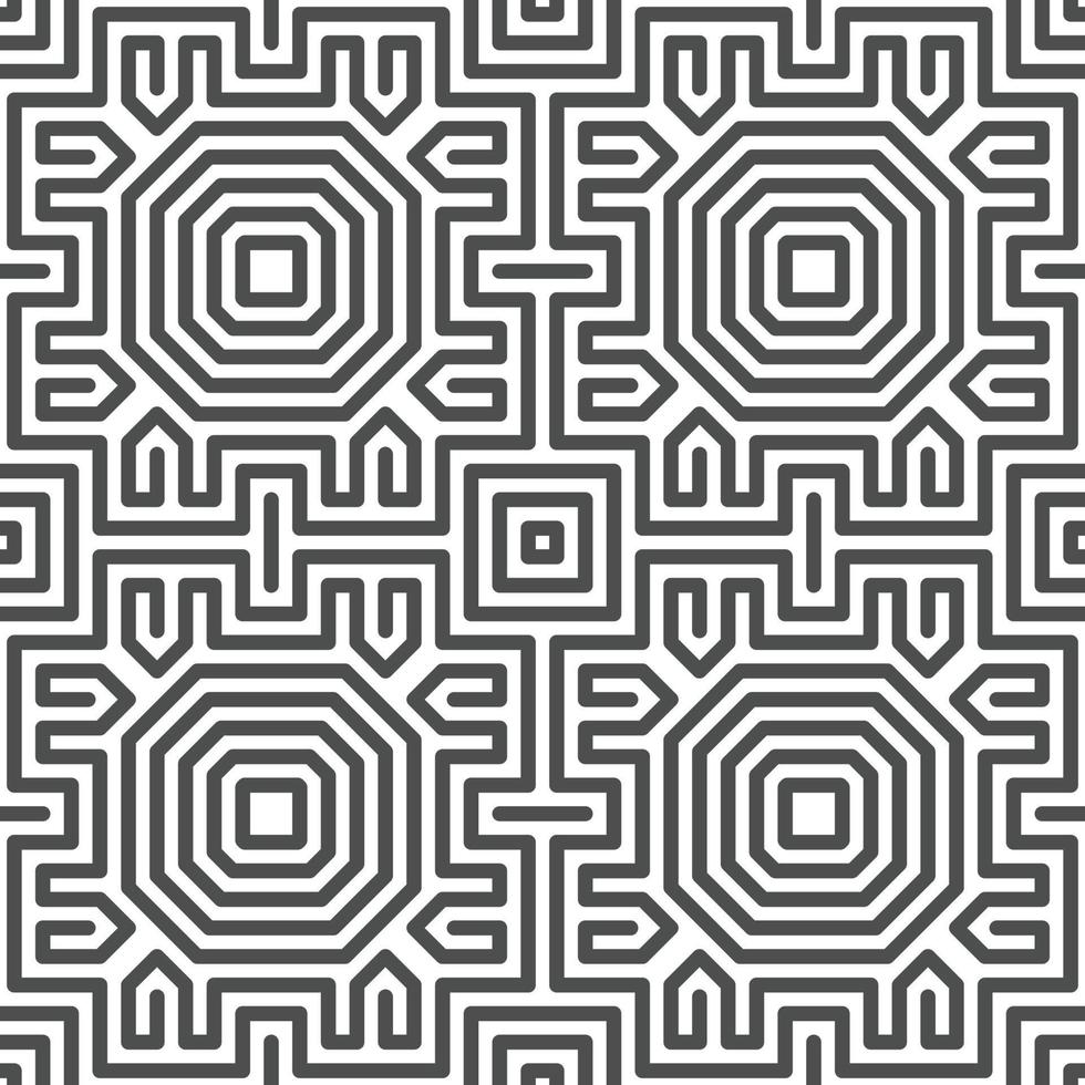 Abstract seamless geometric shape lines pattern vector