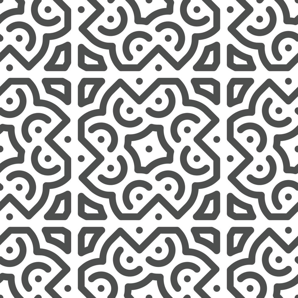 Abstract seamless geometric shape lines pattern vector