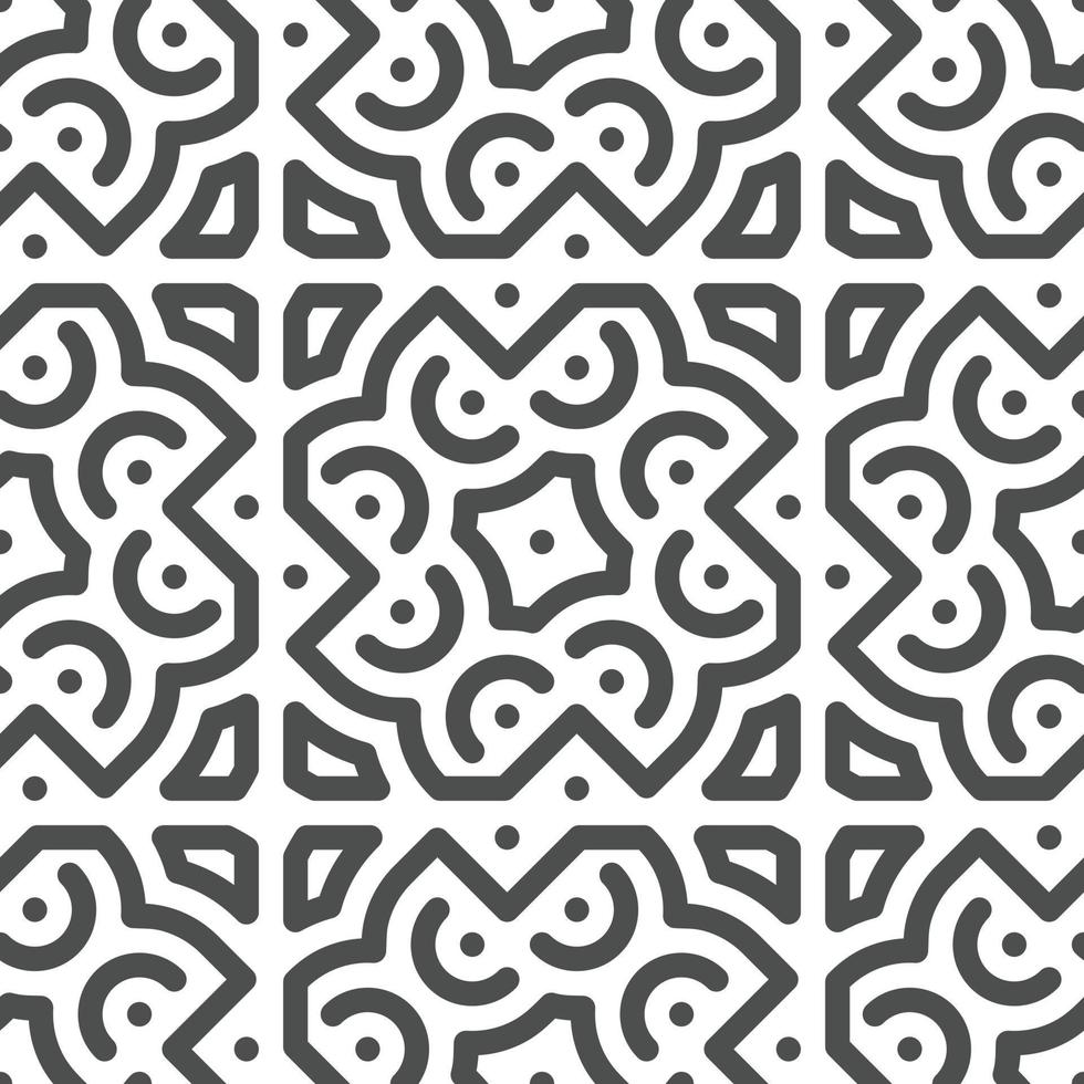 Abstract seamless geometric shape lines pattern vector