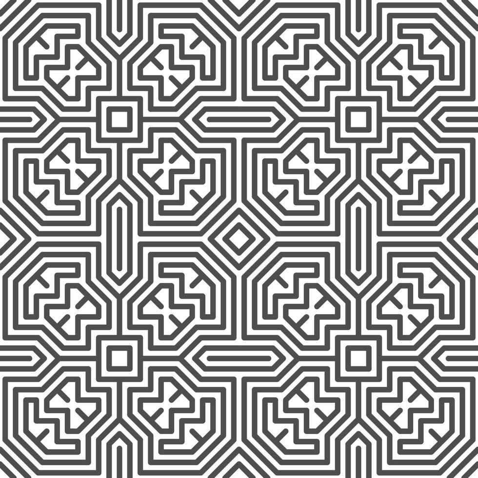 Abstract seamless geometric shape lines pattern vector