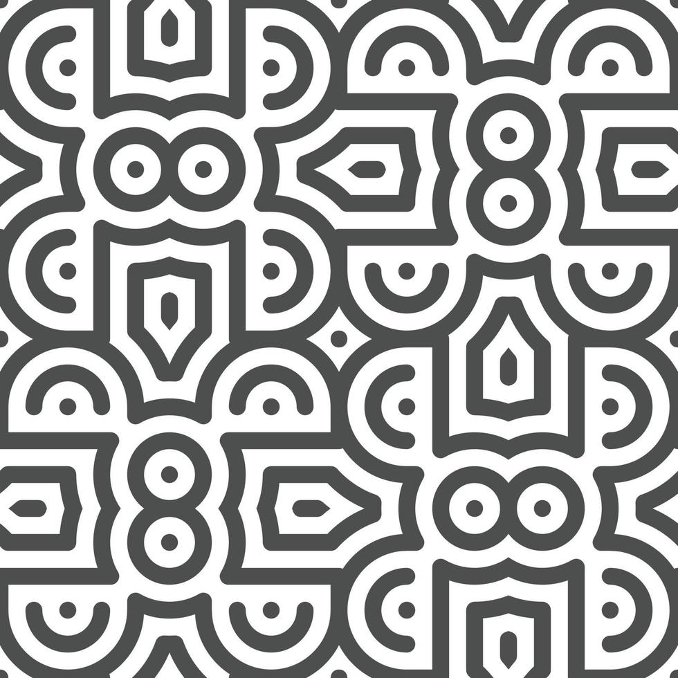 Abstract seamless geometric shape lines pattern vector