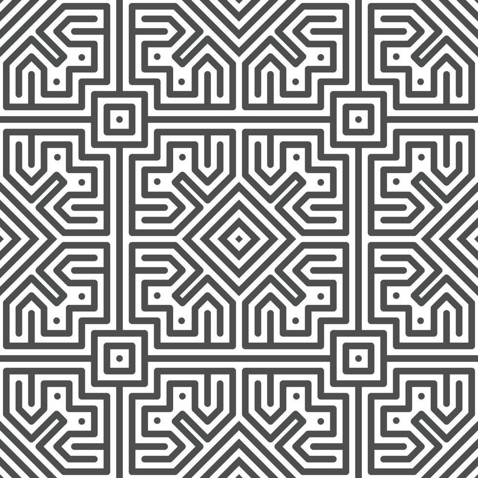 Abstract seamless geometric shape lines pattern vector