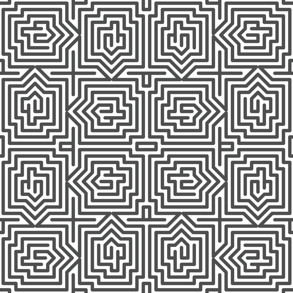 Abstract seamless geometric shape lines pattern vector