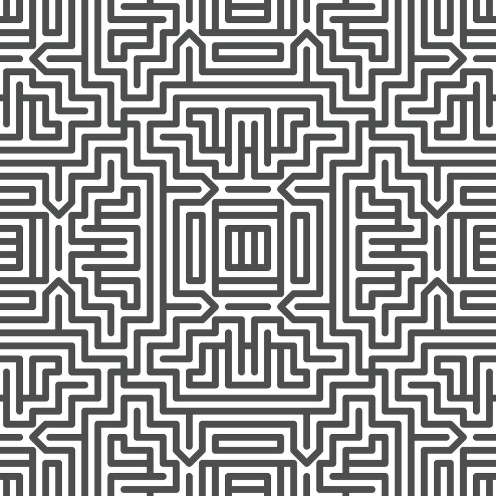 Abstract seamless geometric shape lines pattern vector