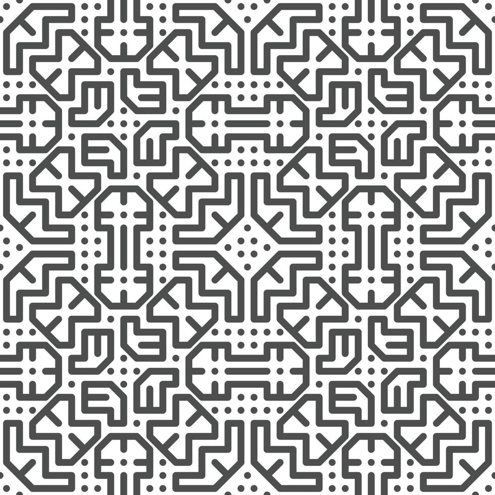 Abstract seamless geometric shape lines pattern vector