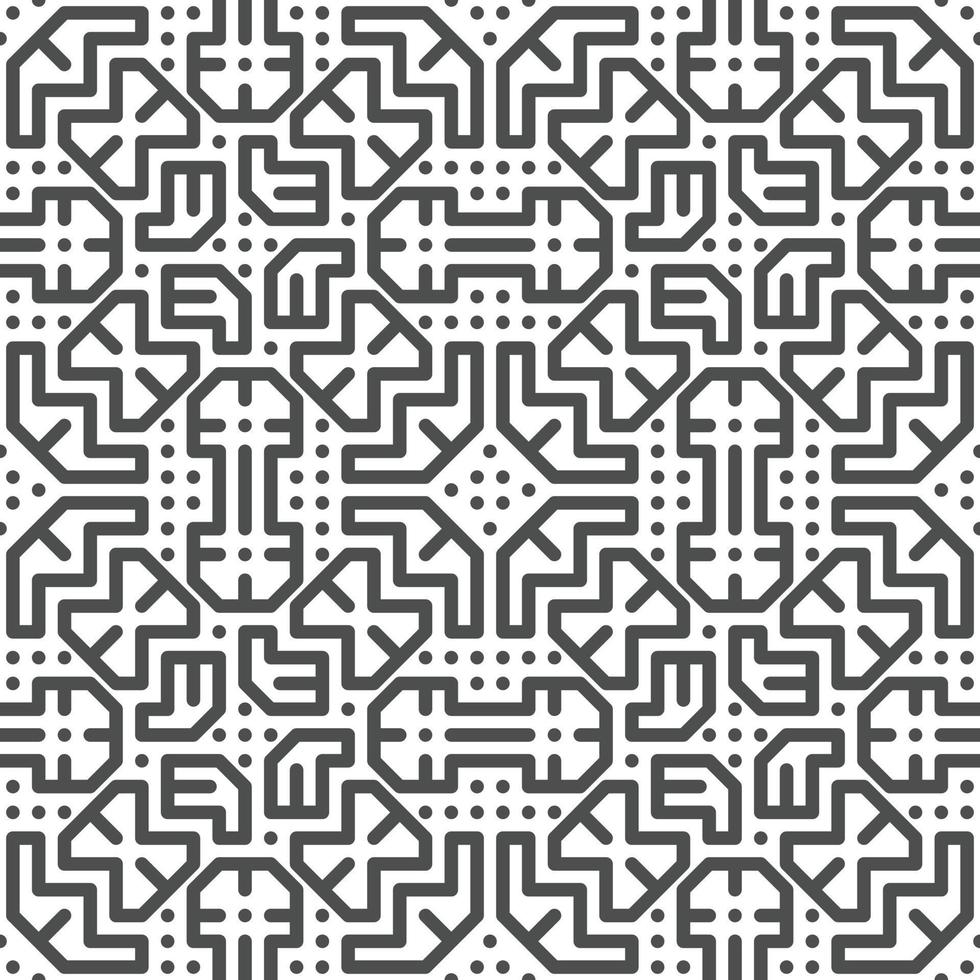 Abstract seamless geometric shape lines pattern vector