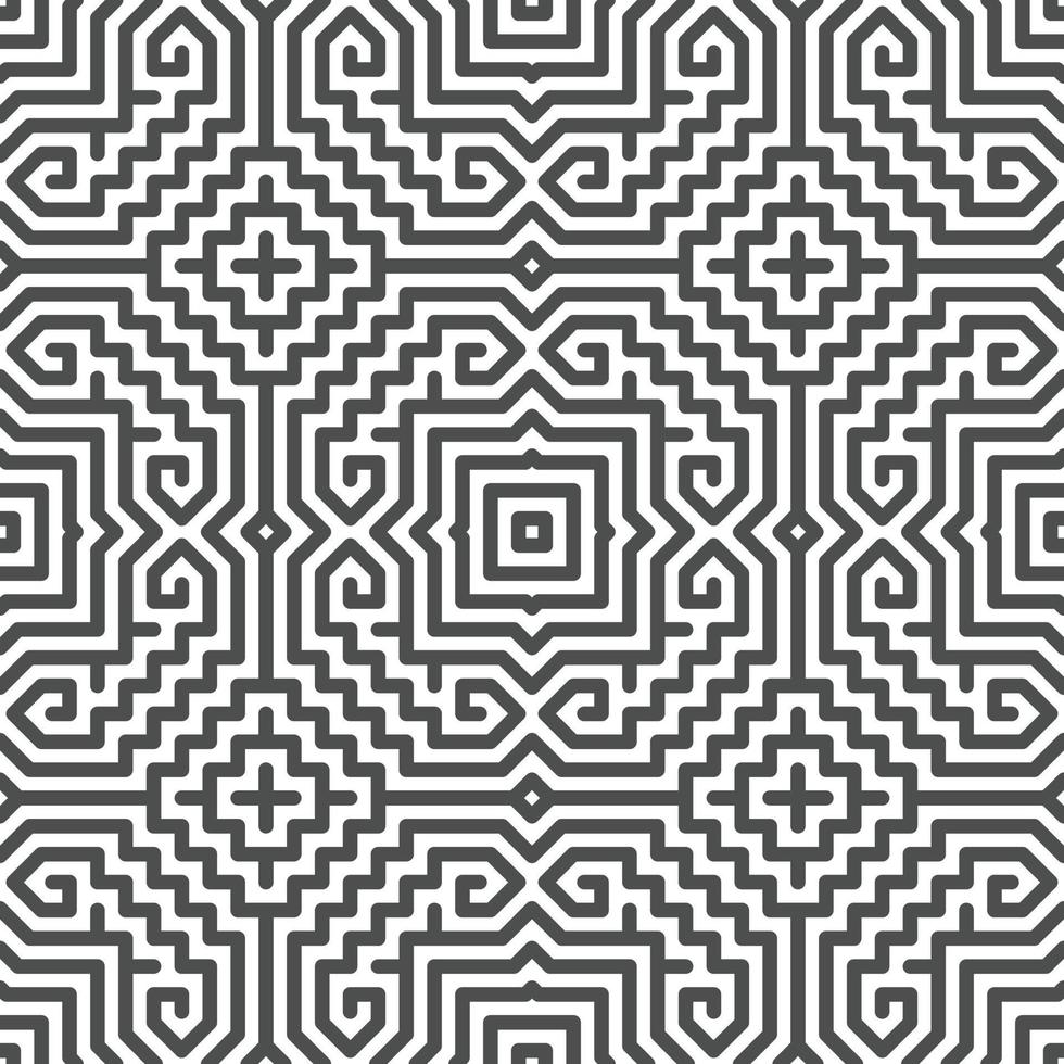 Abstract seamless geometric shape lines pattern vector