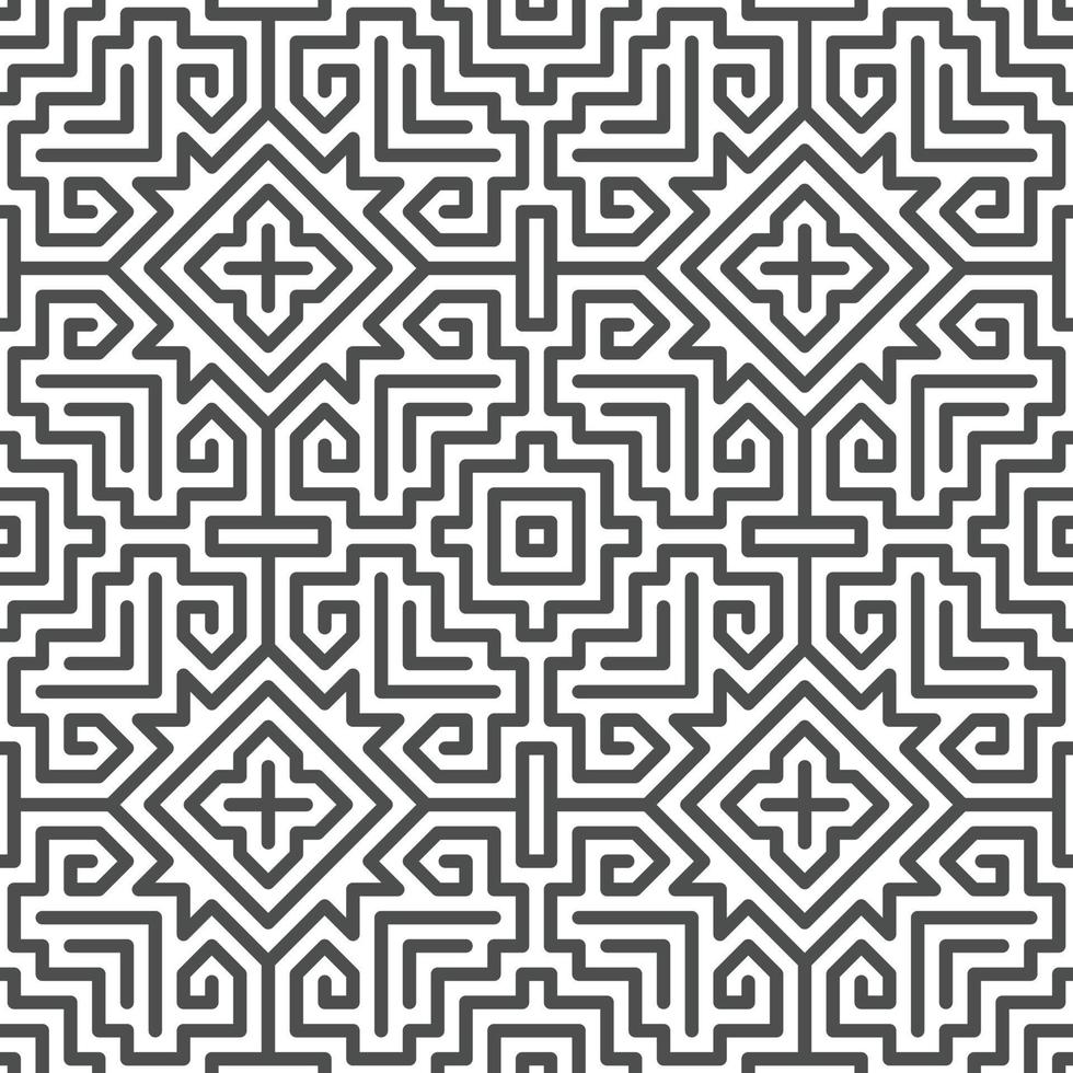 Abstract seamless geometric shape lines pattern vector