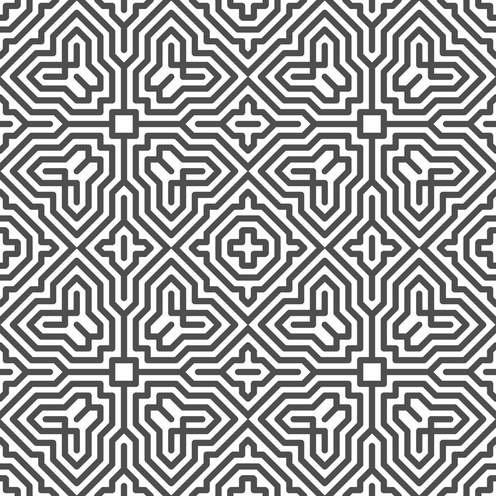 Abstract seamless geometric shape lines pattern vector