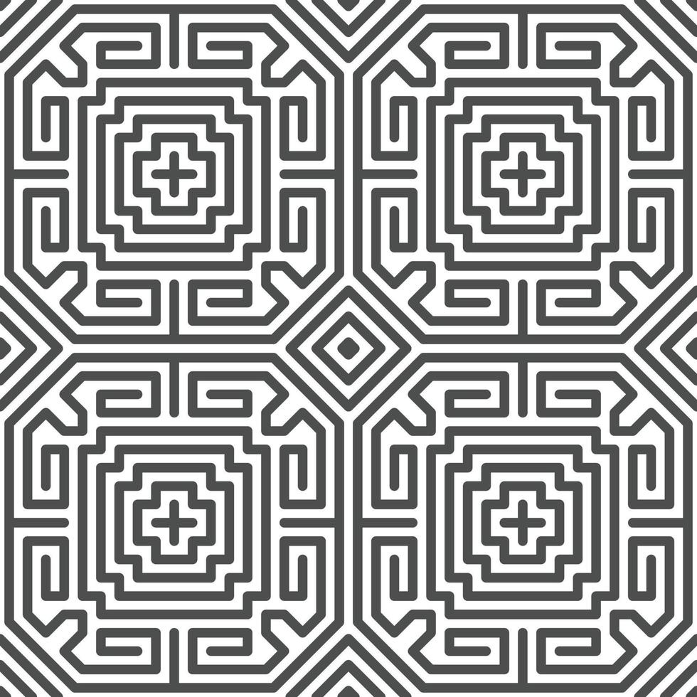 Abstract seamless geometric shape lines pattern vector
