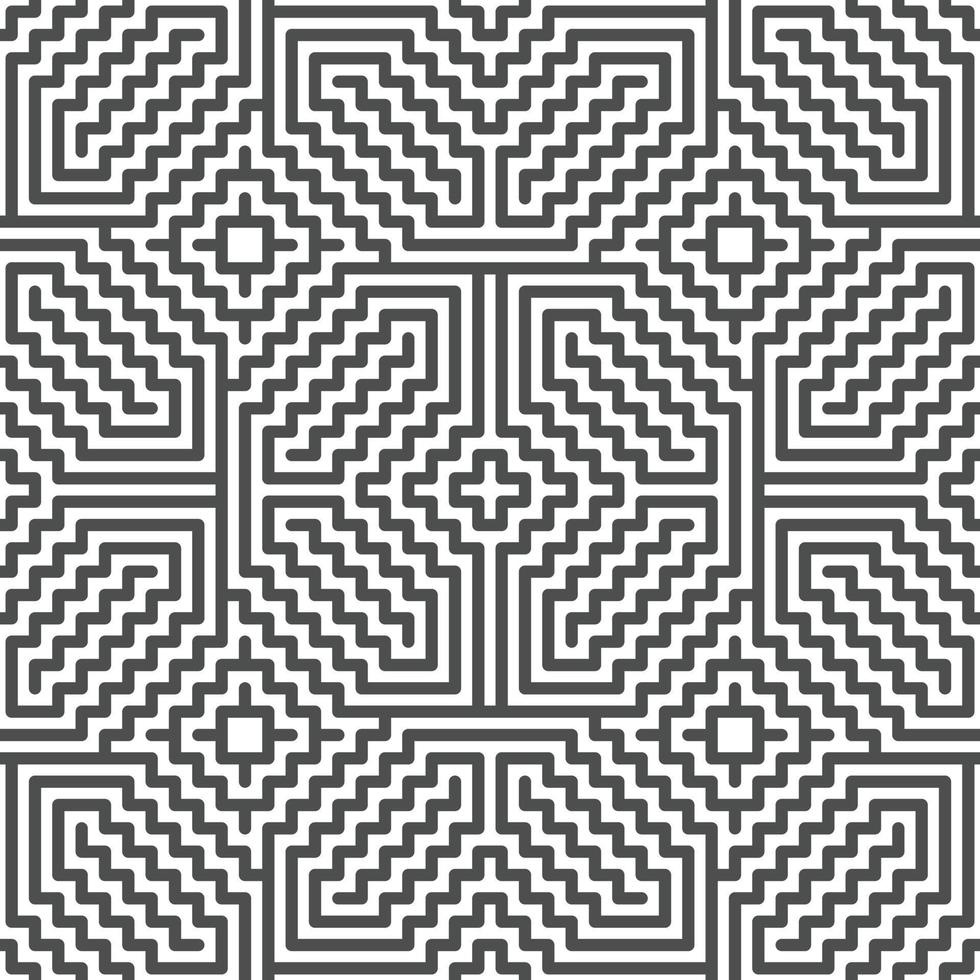 Abstract seamless geometric shape lines pattern vector
