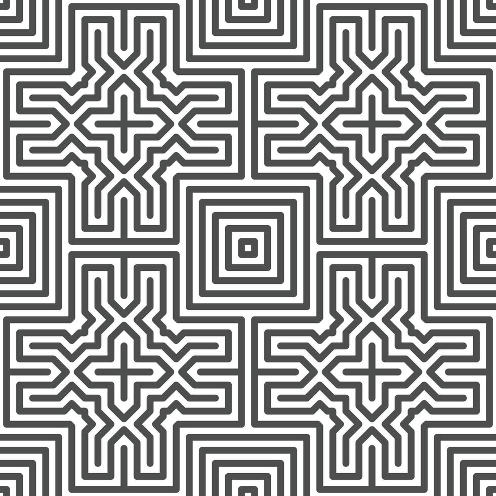 Abstract seamless geometric shape lines pattern vector