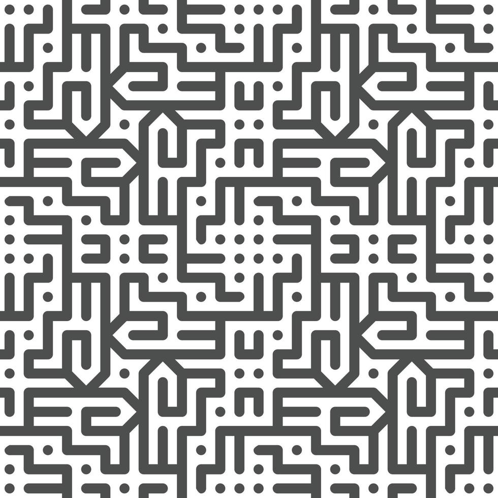 Abstract seamless geometric shape lines pattern vector