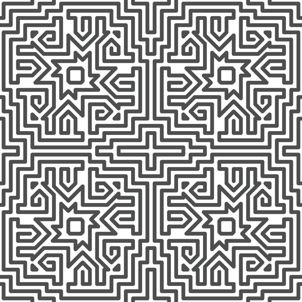 Abstract seamless geometric shape lines pattern 778 vector