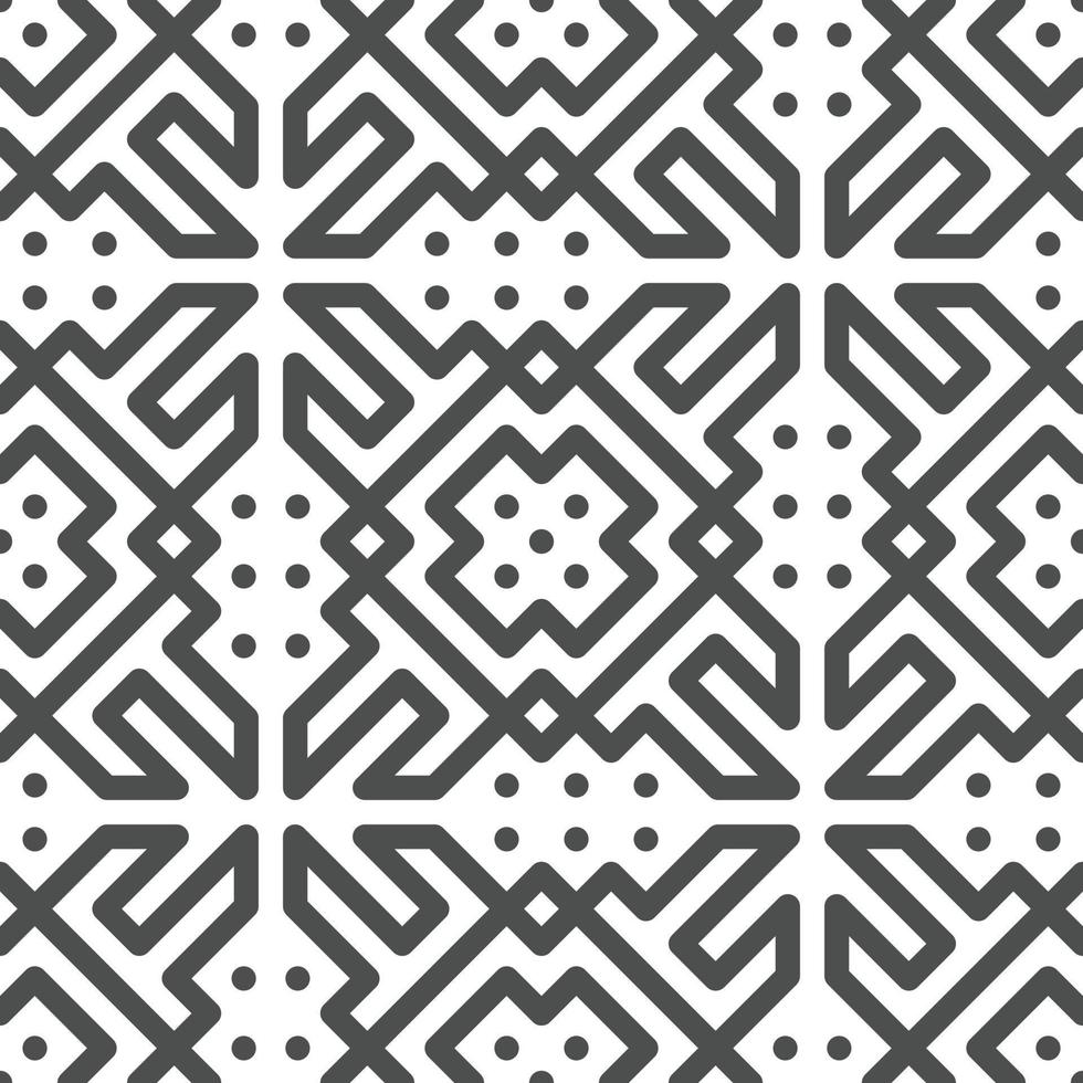 Abstract seamless geometric shape lines pattern vector