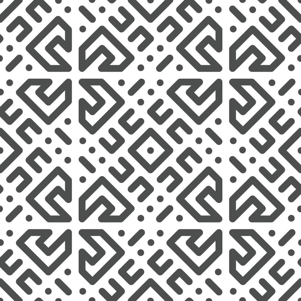 Abstract seamless geometric shape lines pattern vector