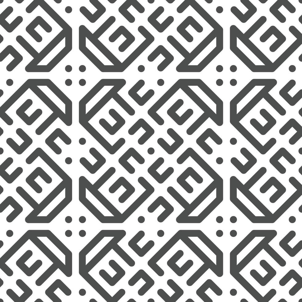 Abstract seamless geometric shape lines pattern vector