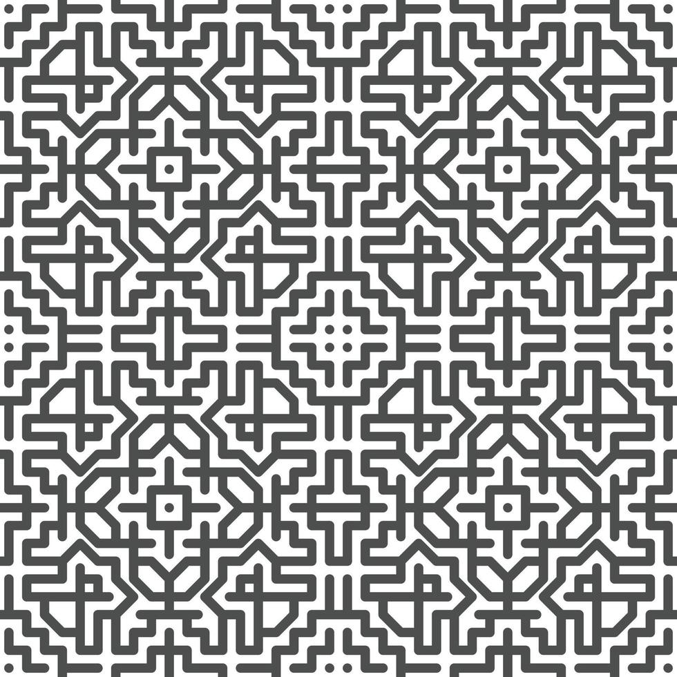 Abstract seamless geometric shape lines pattern vector