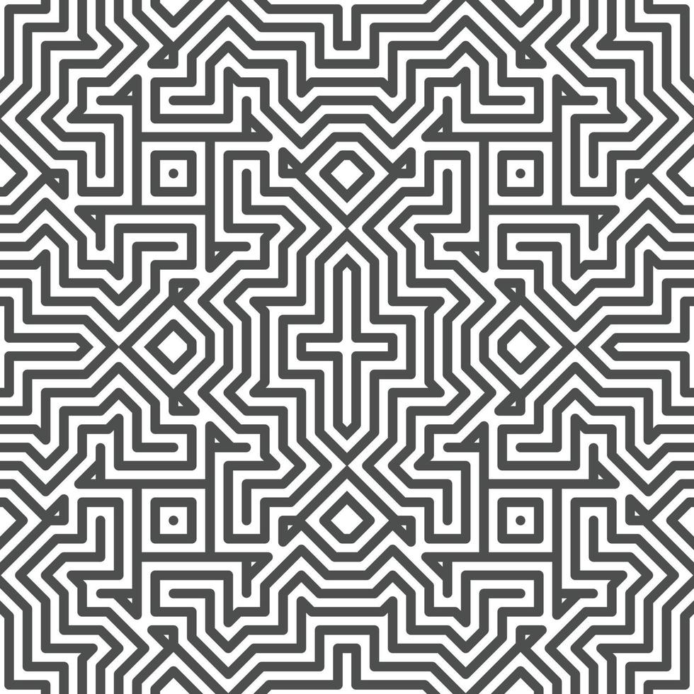 Abstract seamless geometric shape lines pattern vector