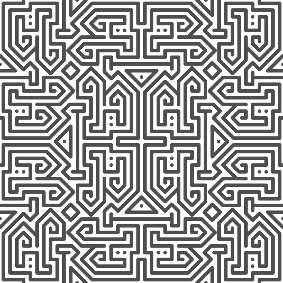 Abstract seamless geometric shape lines pattern vector