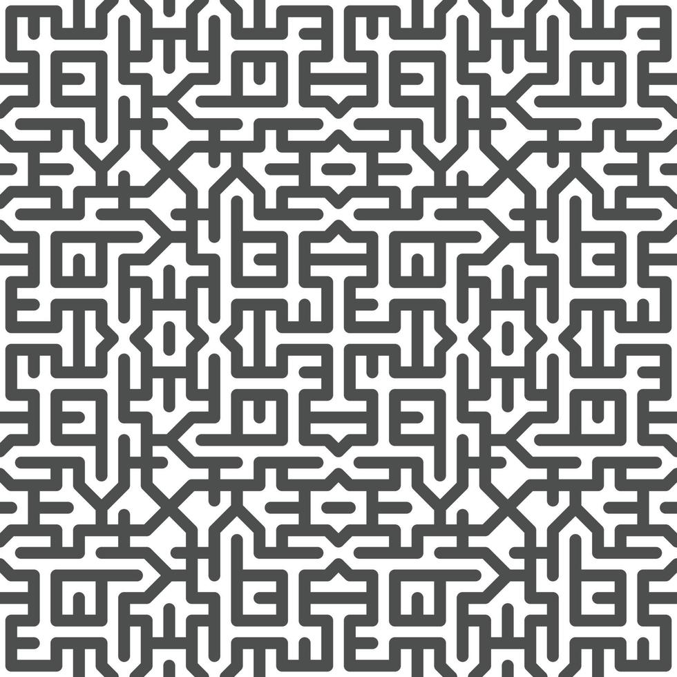 Abstract seamless geometric shape lines pattern vector