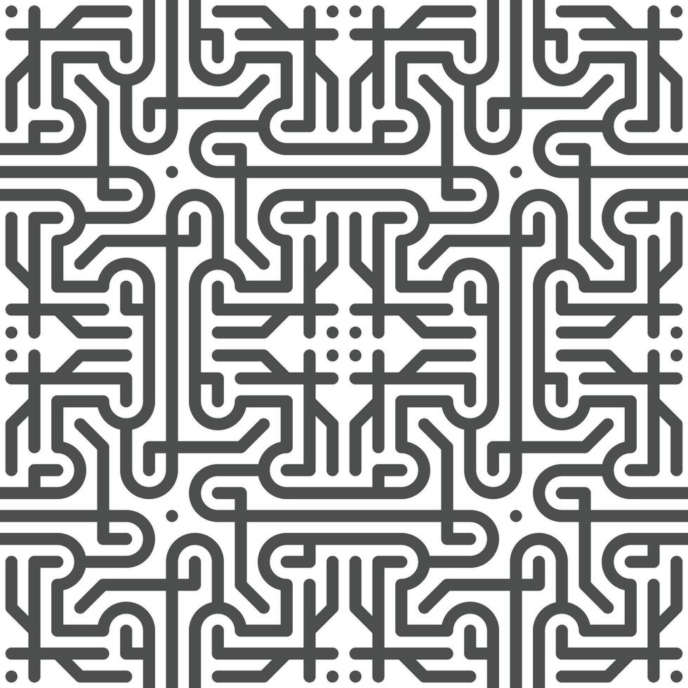 Abstract seamless geometric shape lines pattern vector