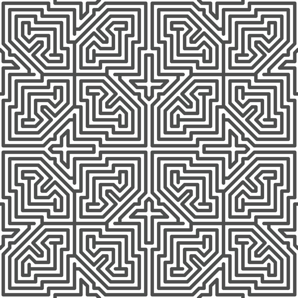 Abstract seamless geometric shape lines pattern vector