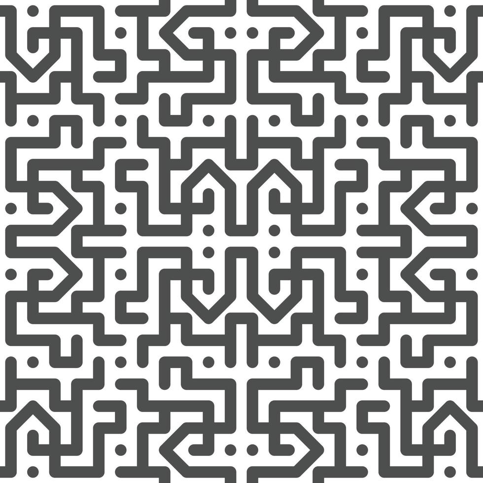 Abstract seamless geometric shape lines pattern vector