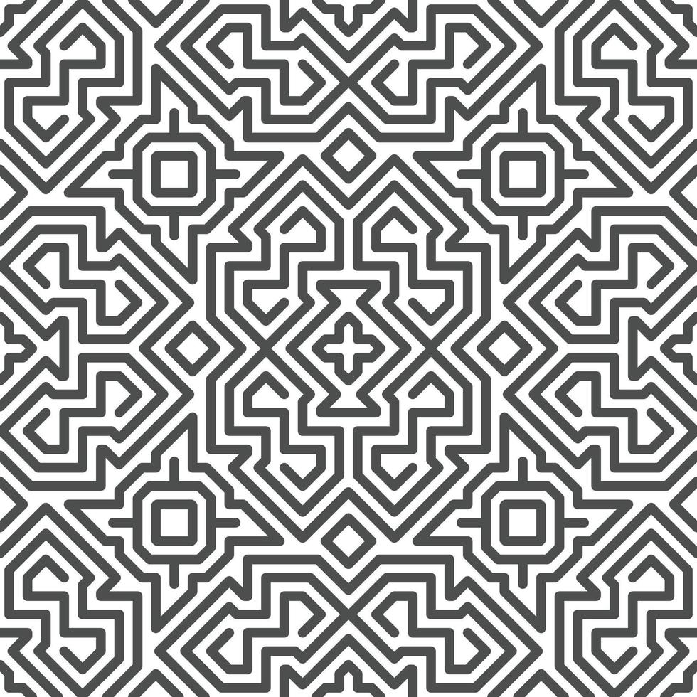 Abstract seamless geometric shape lines pattern vector
