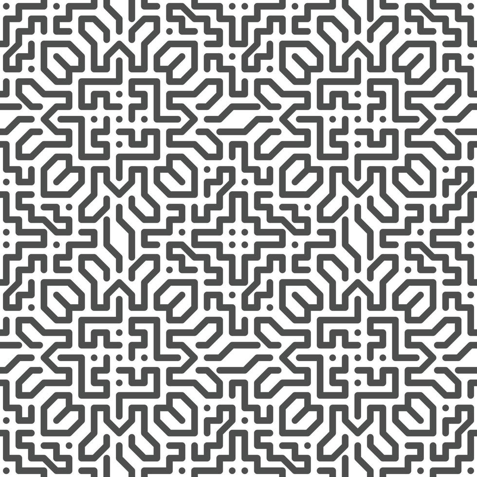 Abstract seamless geometric shape lines pattern vector
