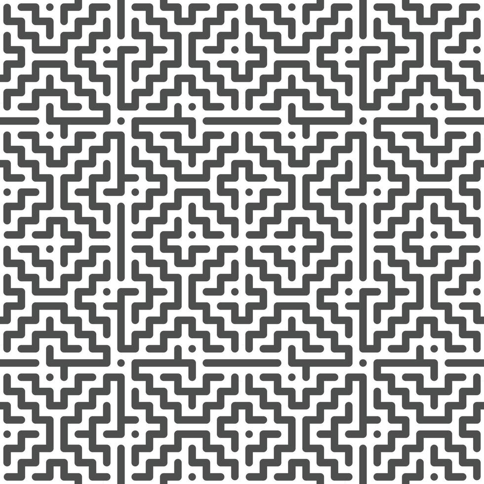 Abstract seamless geometric shape lines pattern vector