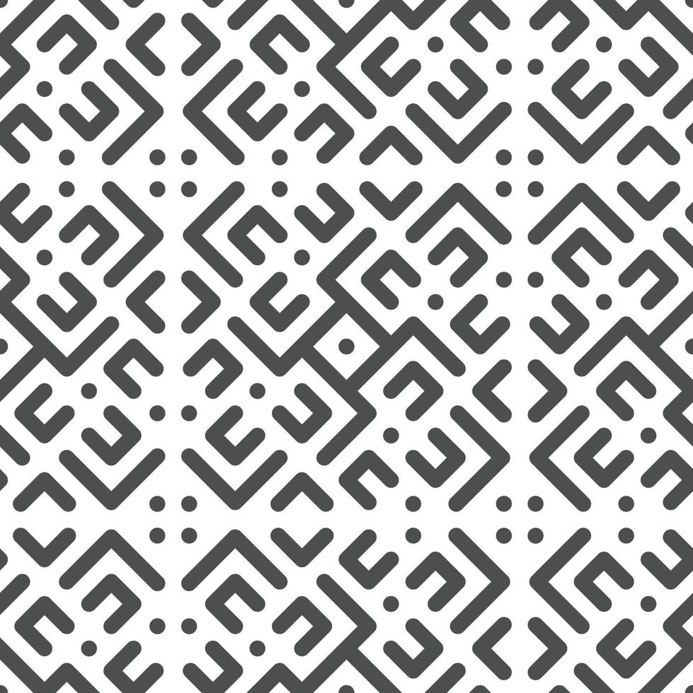 Abstract seamless geometric shape lines pattern vector