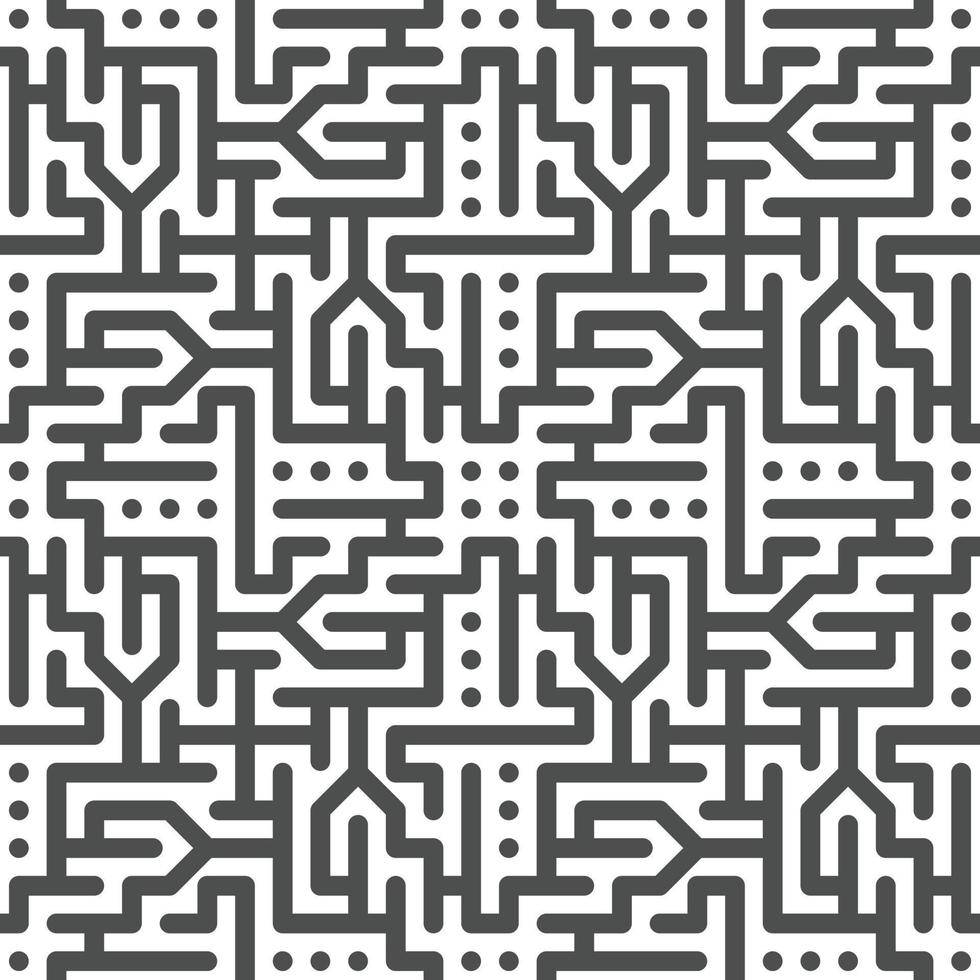 Abstract seamless geometric shape lines pattern vector