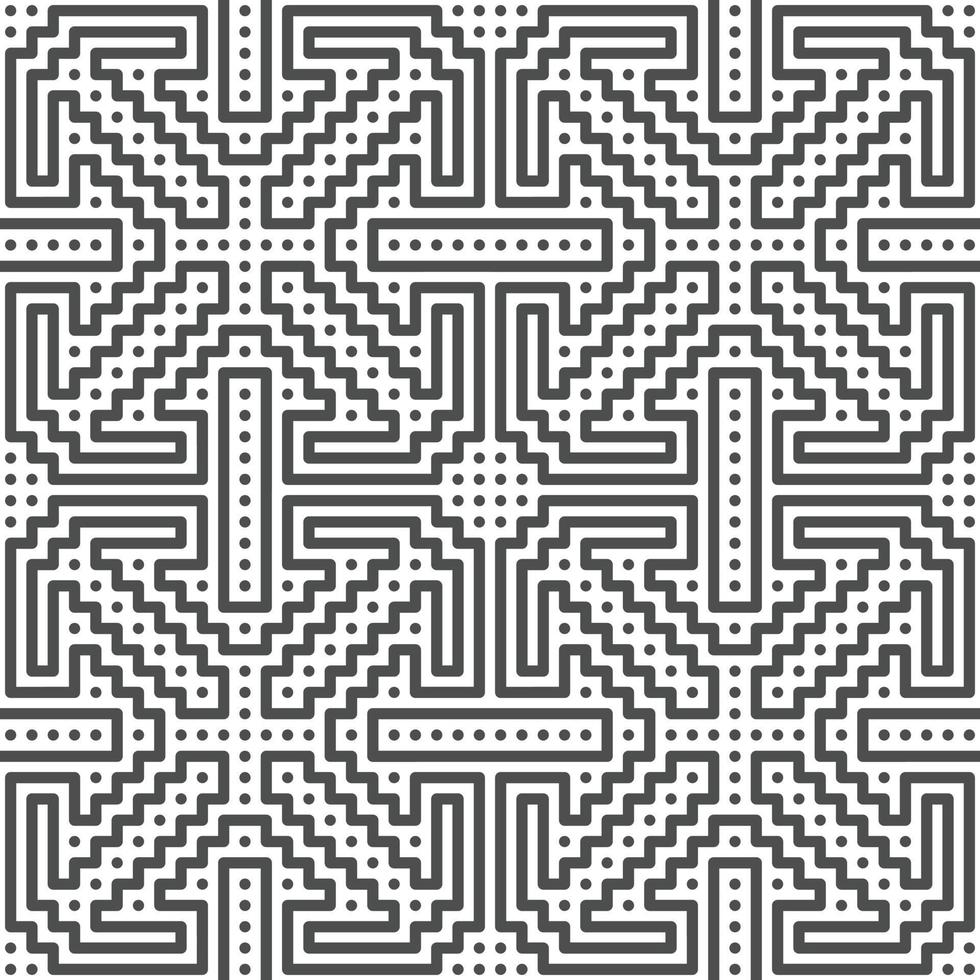 Abstract seamless geometric shape lines pattern vector