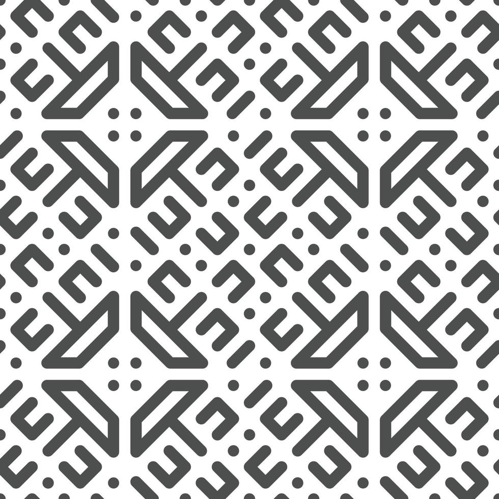 Abstract seamless geometric shape lines pattern vector