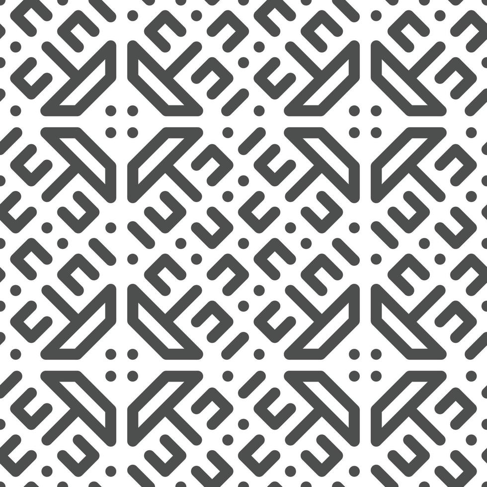 Abstract seamless geometric shape lines pattern vector