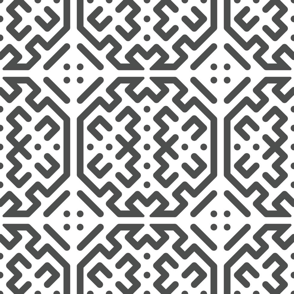 Abstract seamless geometric shape lines pattern vector