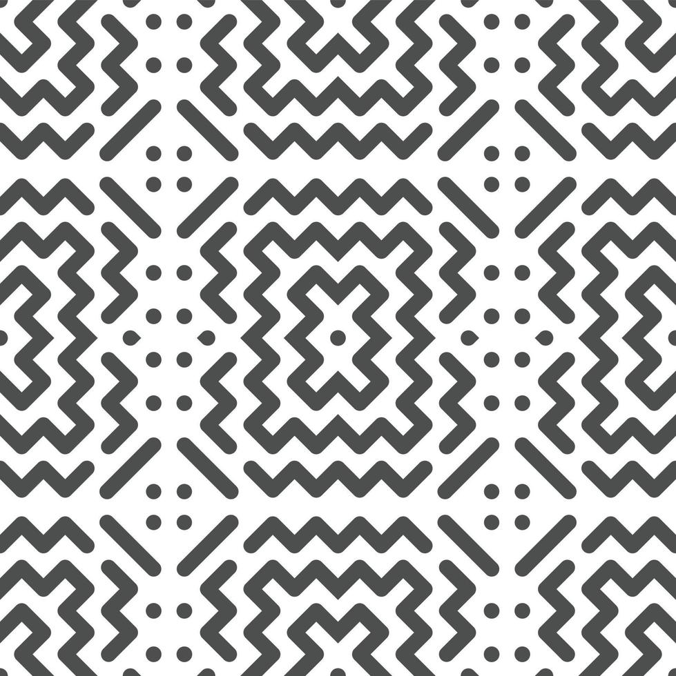 Abstract seamless geometric shape lines pattern vector