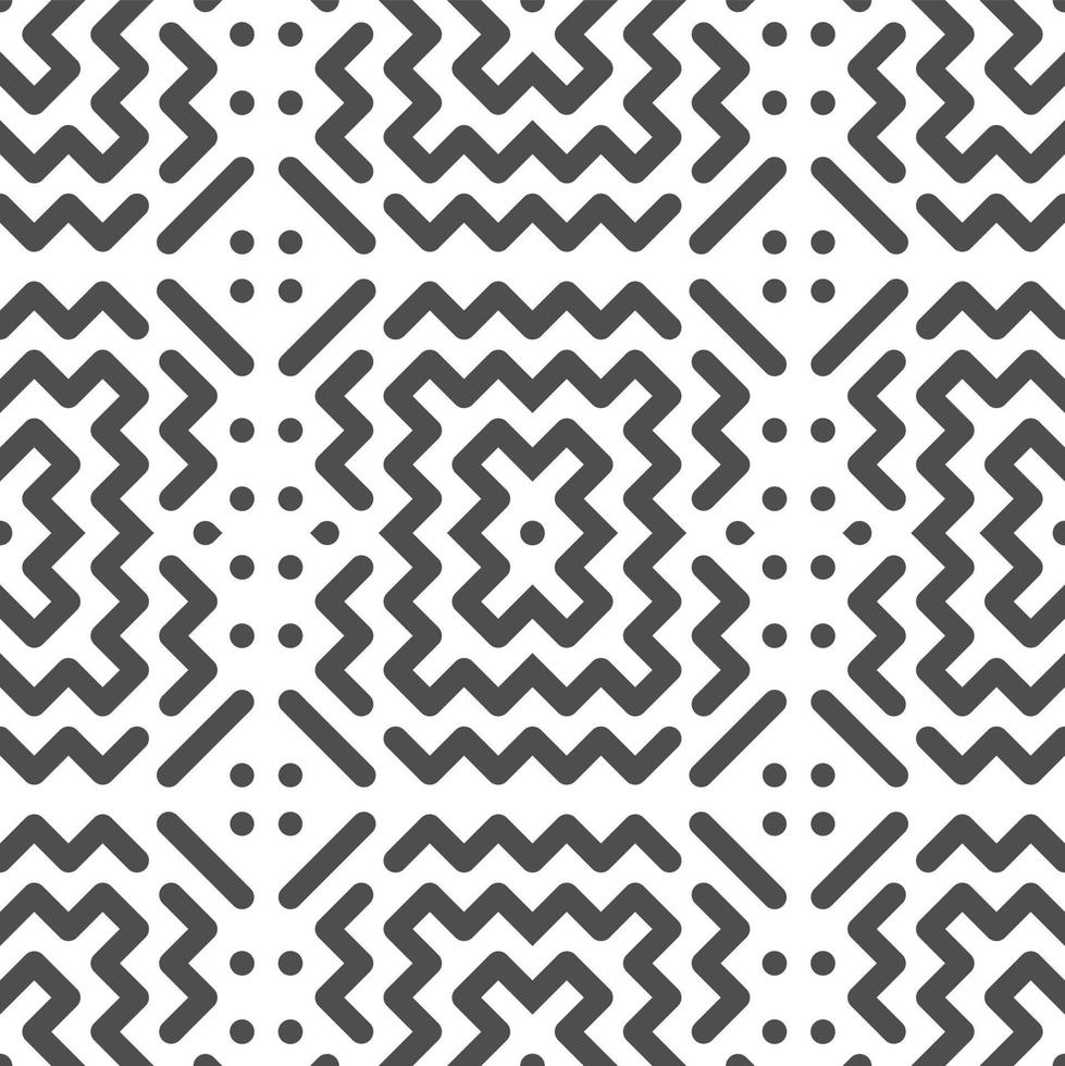 Abstract seamless geometric shape lines pattern vector