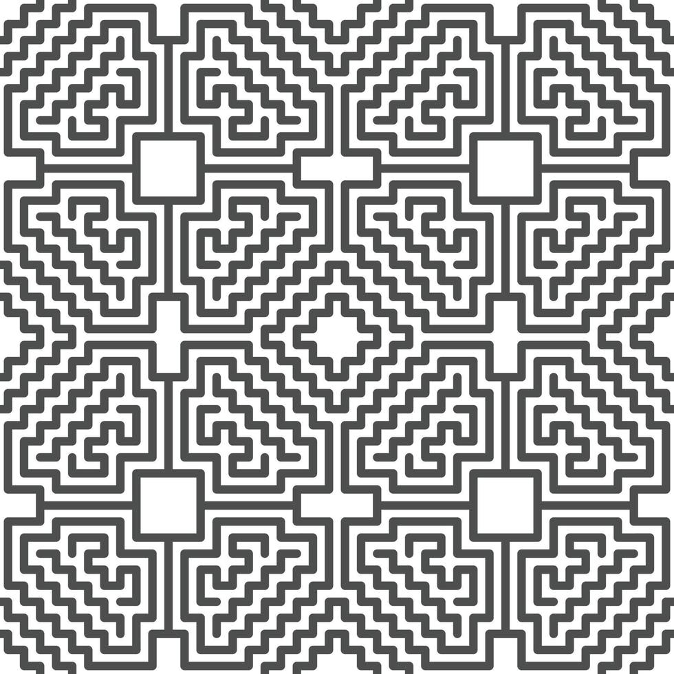 Abstract seamless geometric shape lines pattern vector