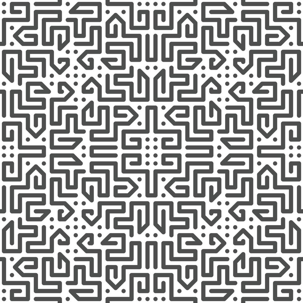 Abstract seamless geometric shape lines pattern vector