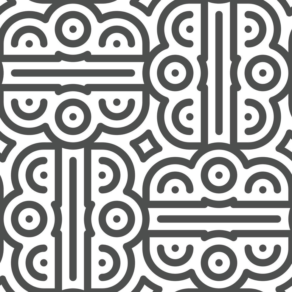 Abstract seamless geometric shape lines pattern vector