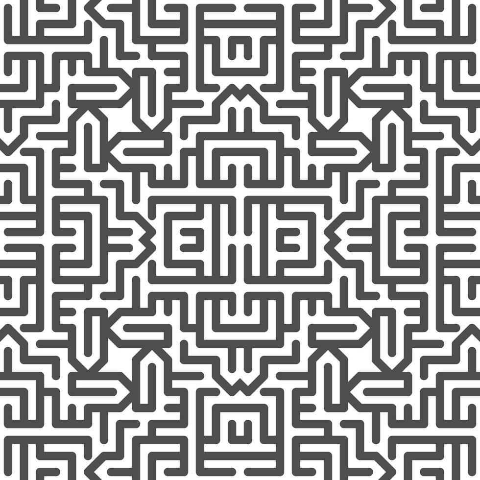 Abstract seamless geometric shape lines pattern vector